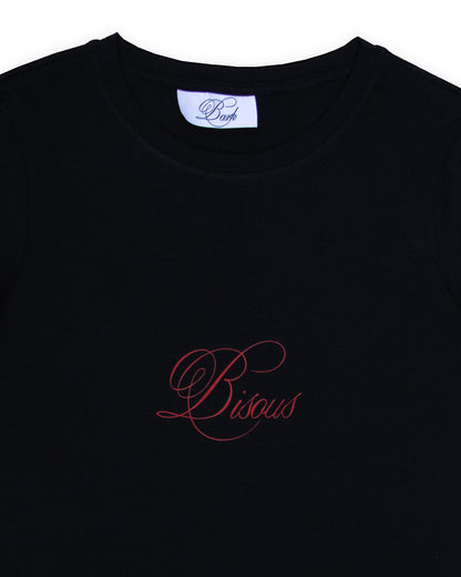 BISOUS CROPPED T-SHIRT