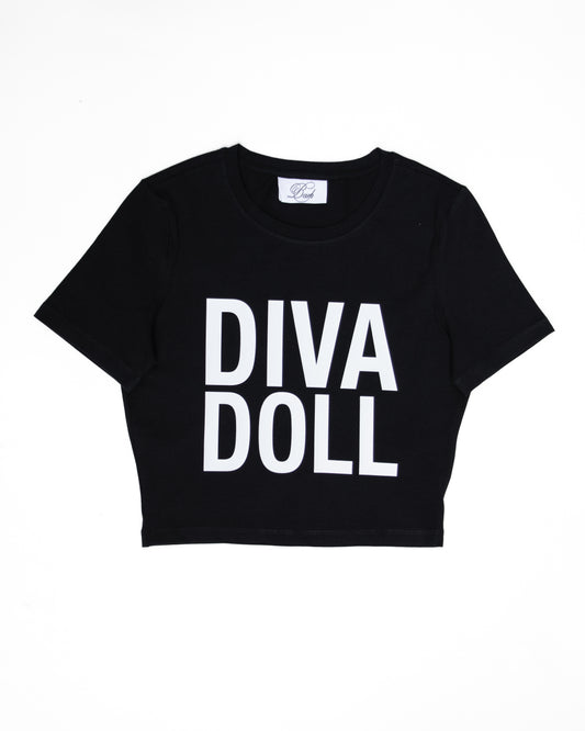 DIVA DOLL CROPPED T-SHIRT
