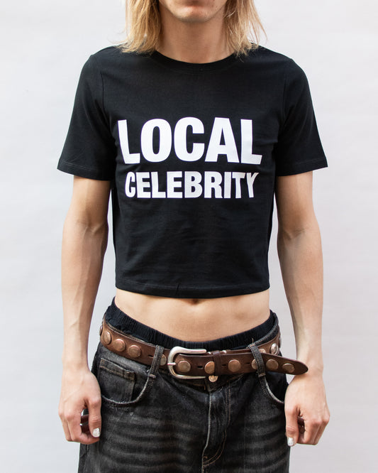 LOCAL CELEBRITY CROPPED T-SHIRT