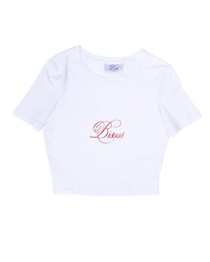 BISOUS CROPPED T-SHIRT