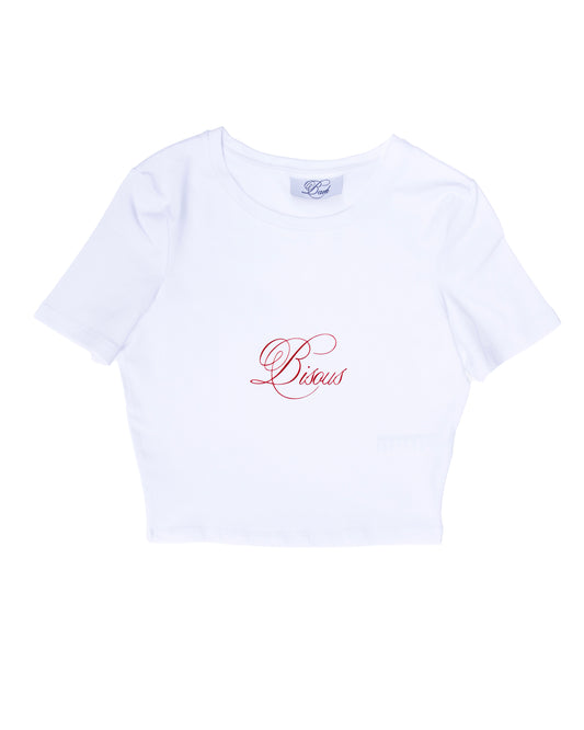 BISOUS CROPPED T-SHIRT