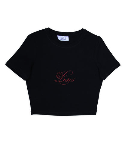 BISOUS CROPPED T-SHIRT