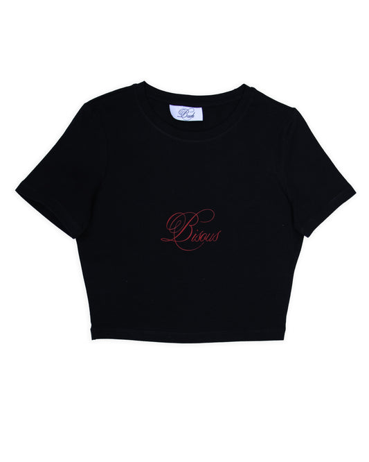 BISOUS CROPPED T-SHIRT