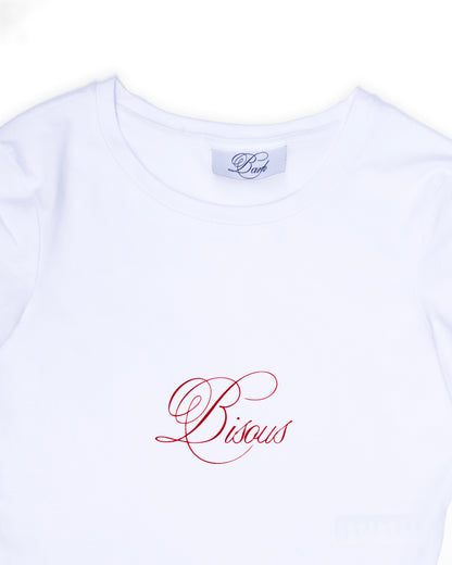 BISOUS CROPPED T-SHIRT