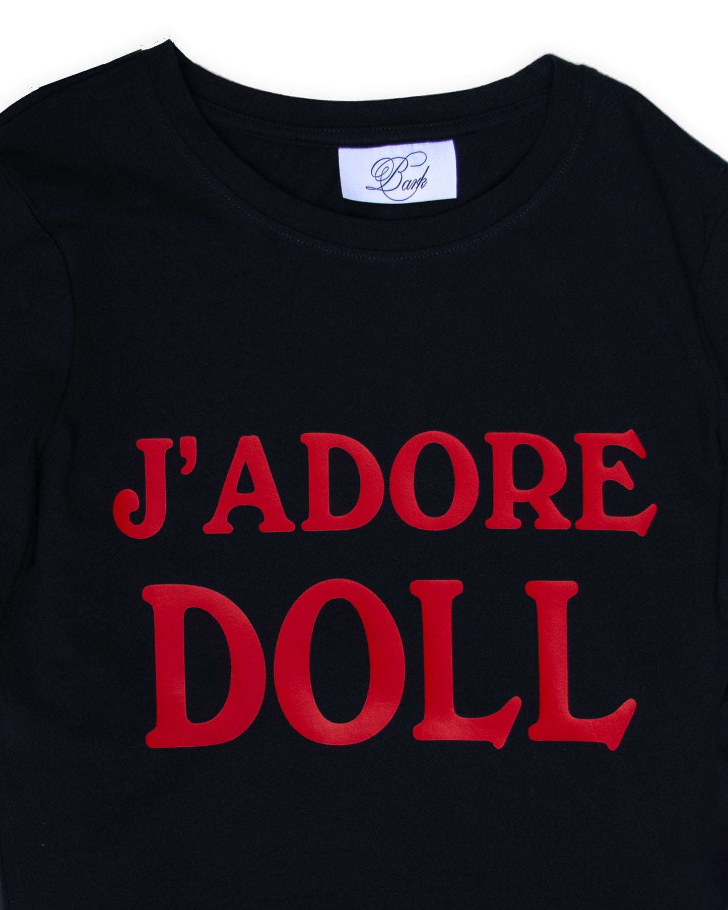RED FOR LOVE DOLL CROPPED T-SHIRT