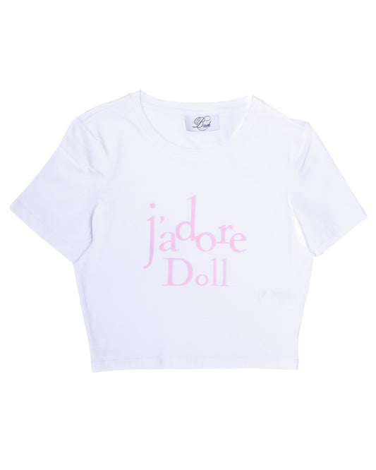 COTTON CANDY DOLL CROPPED T-SHIRT