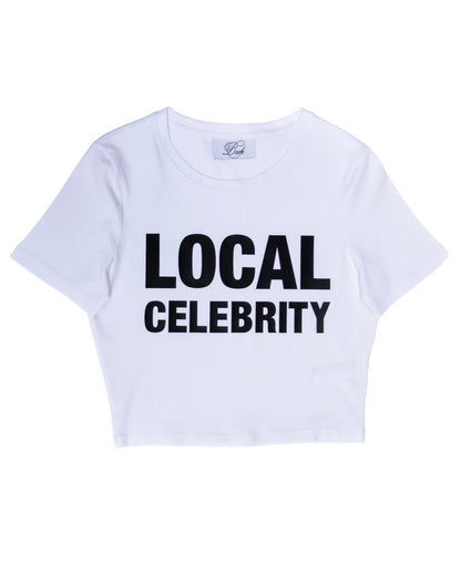 LOCAL CELEBRITY CROPPED T-SHIRT