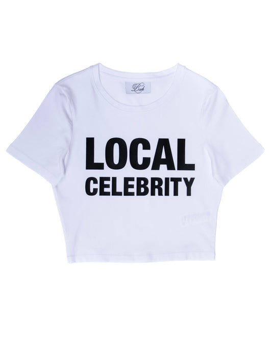 LOCAL CELEBRITY CROPPED T-SHIRT