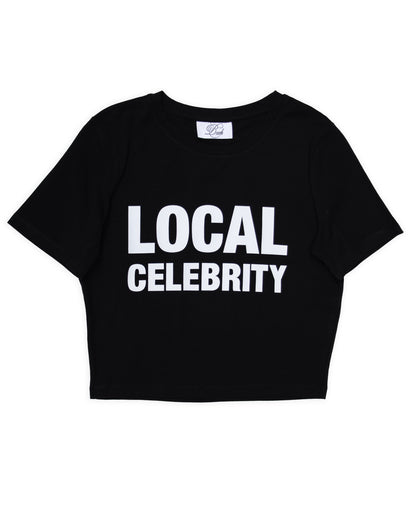 LOCAL CELEBRITY CROPPED T-SHIRT